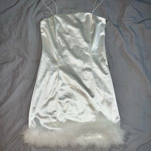 White satan dresss